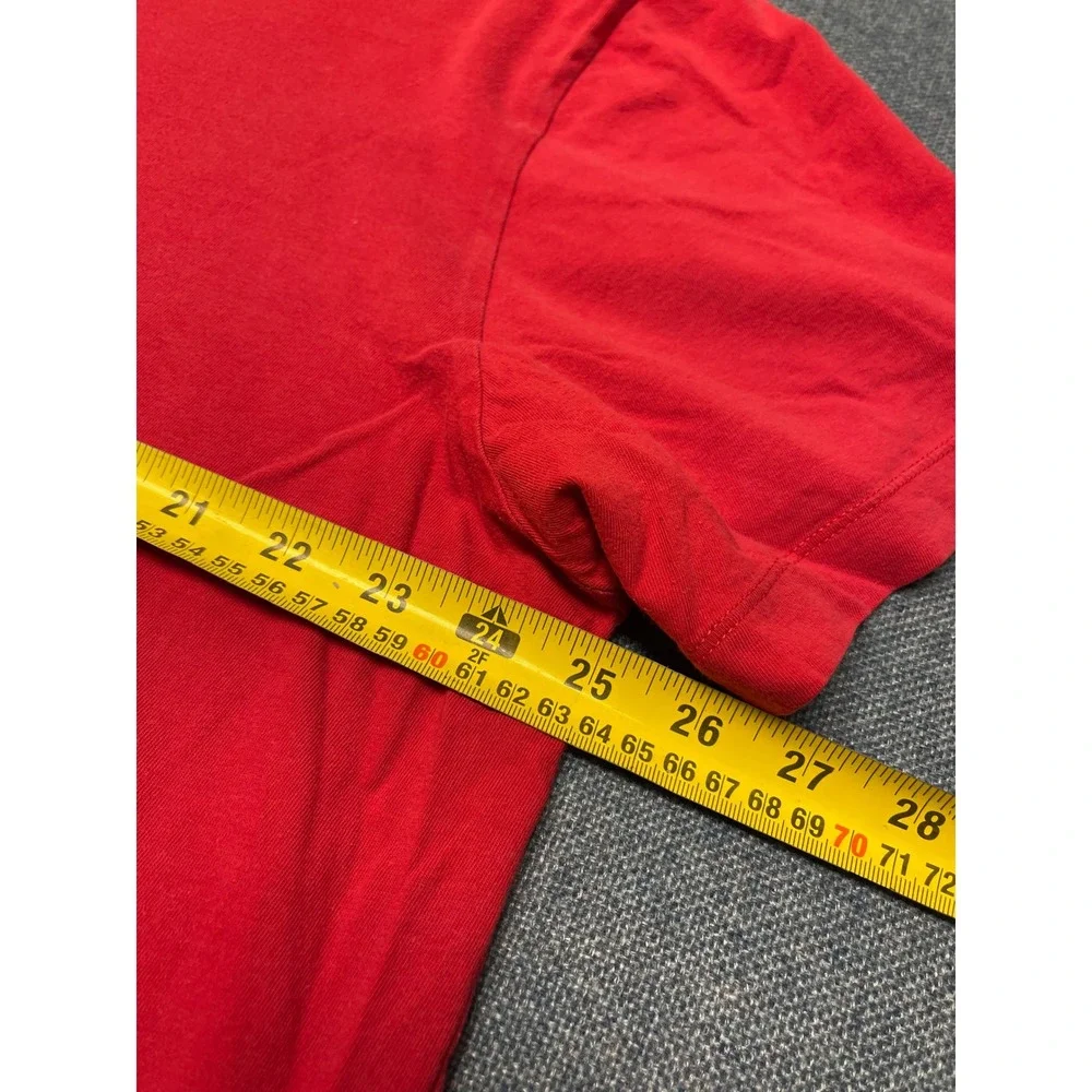 Nike The Nike Tee Mens XXL Red Short Sleeve Futura Logo Crew Neck T-Shirt